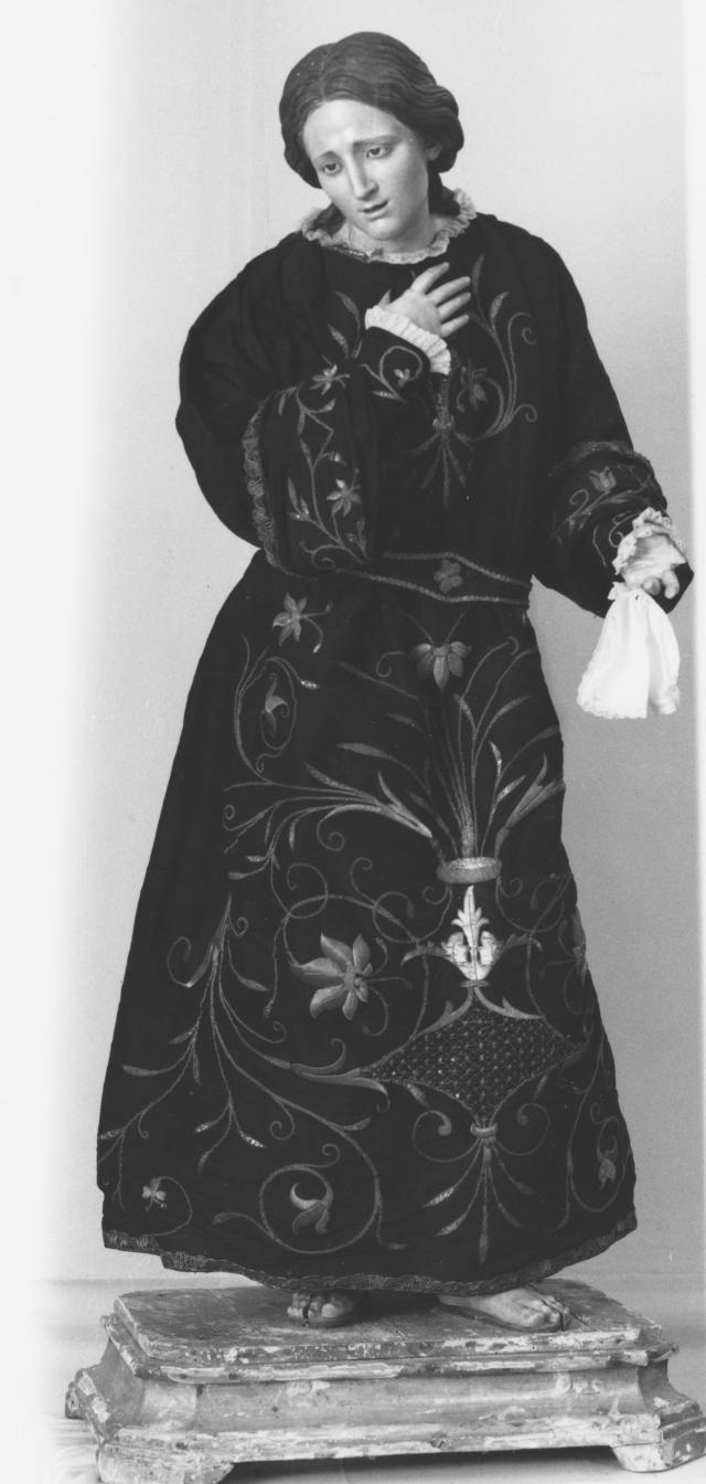 Madonna Addolorata (statua) - bottega napoletana (prima metà sec. XIX)