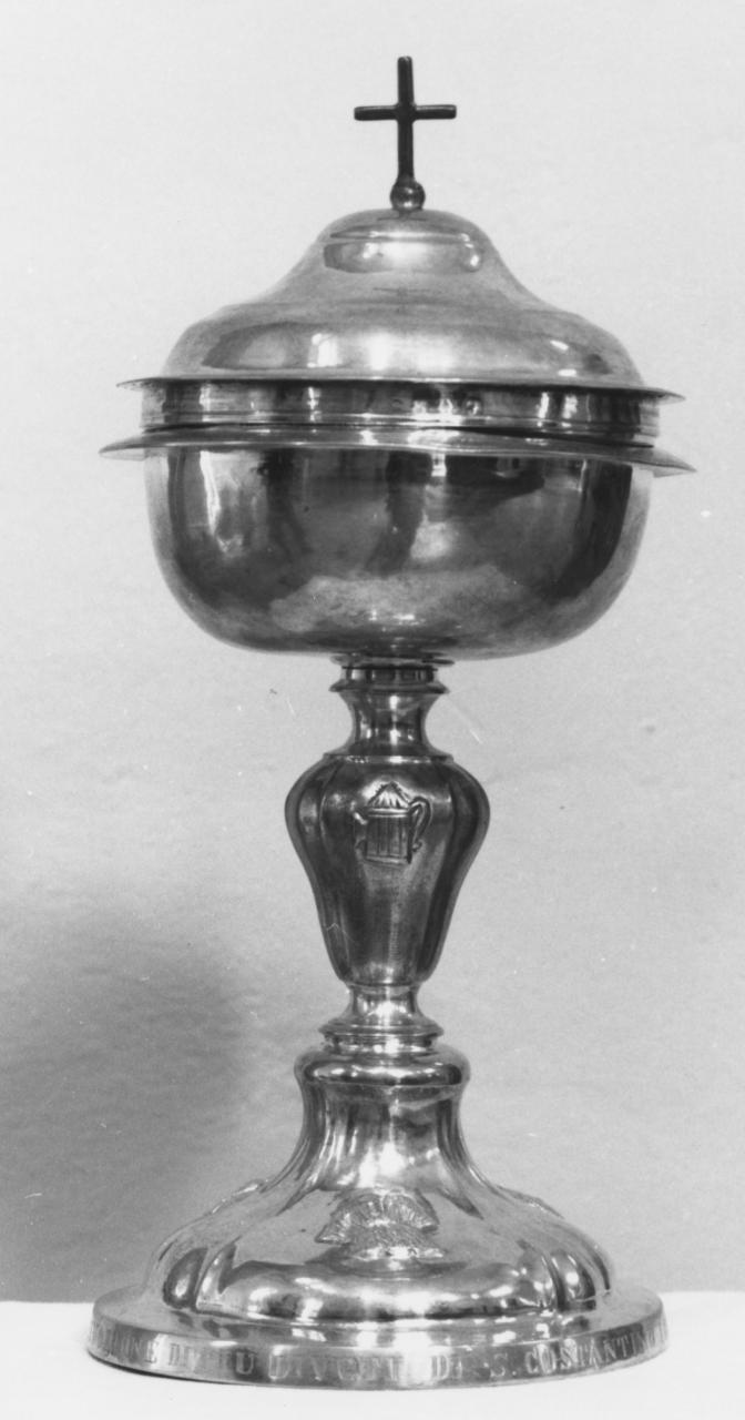 pisside - bottega napoletana (seconda metà sec. XIX)