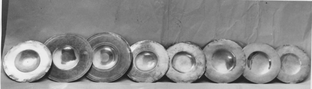 patena, serie - bottega napoletana (secc. XVIII/ XIX)