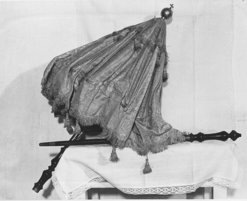 ombrellino processionale - manifattura napoletana (metà sec. XIX)