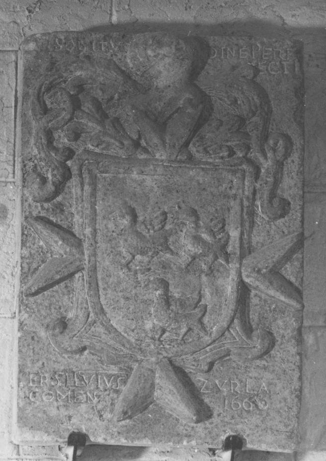 stemma (decorazione plastica) - bottega Italia meridionale (sec. XVII)