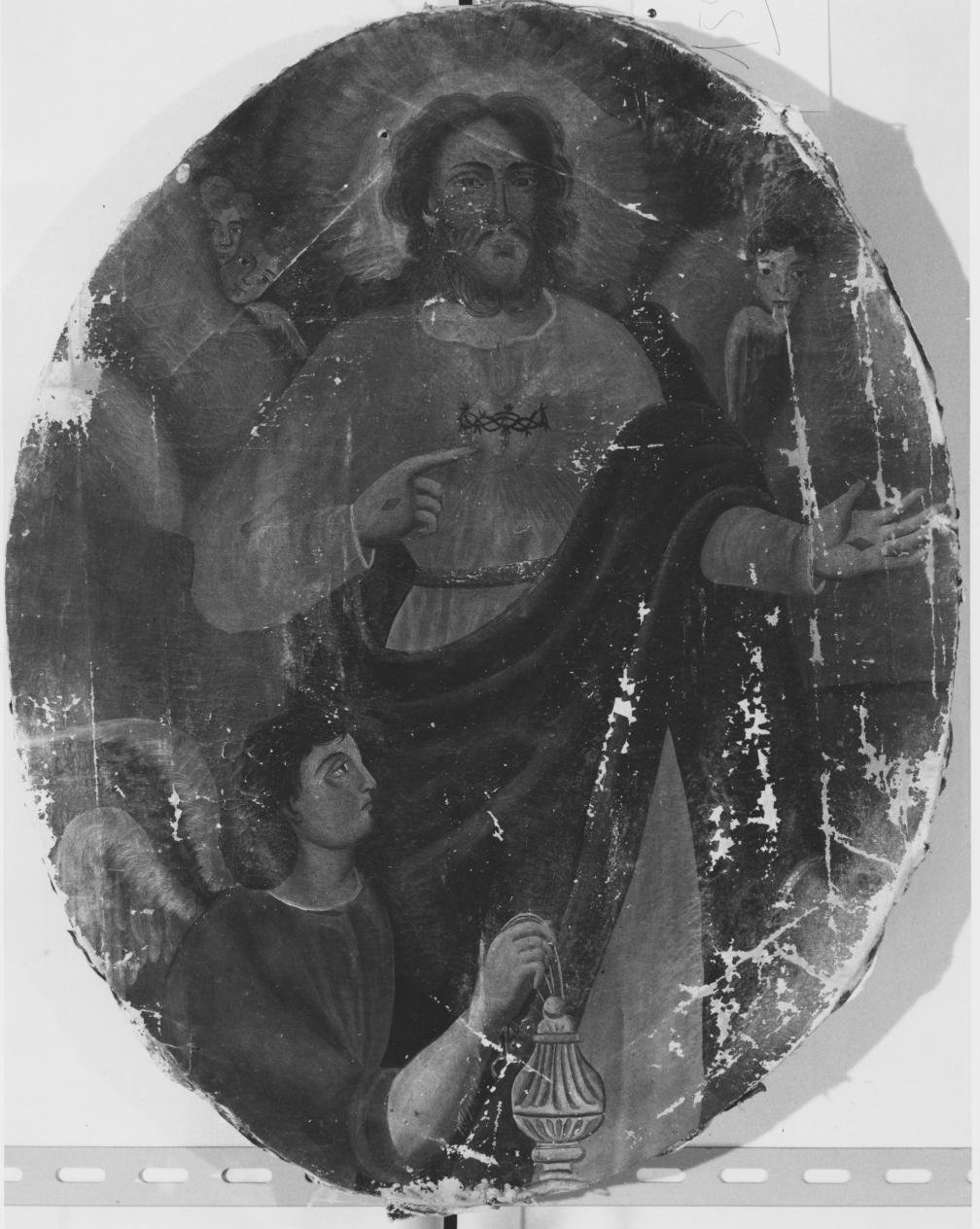 Sacro Cuore di Gesù (dipinto) - ambito Italia meridionale (sec. XVIII)
