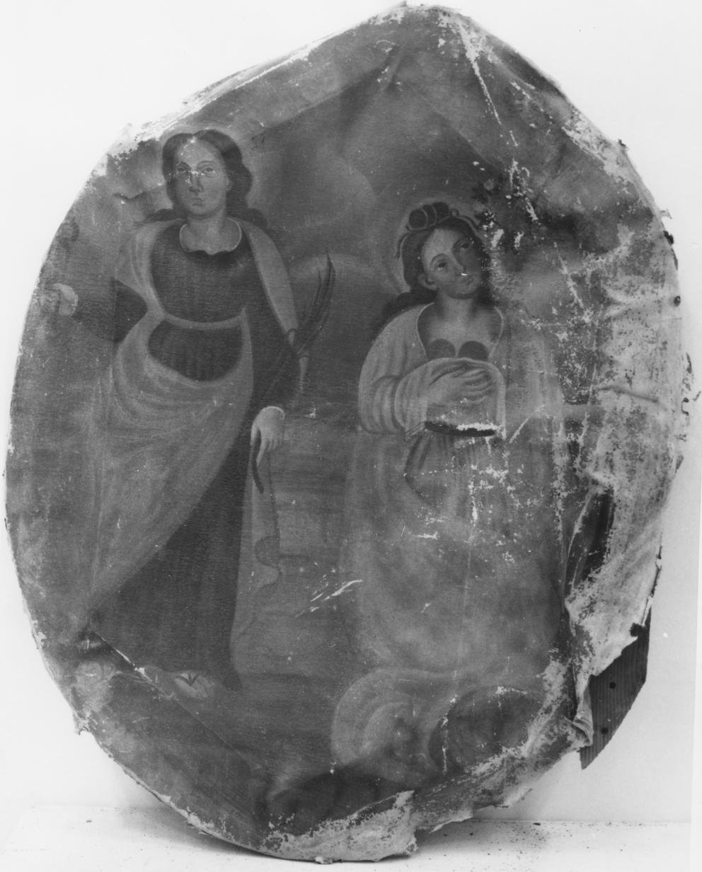 Sant'Agata e Sant'Apollonia (dipinto) - ambito Italia meridionale (fine/inizio secc. XVIII/ XIX)