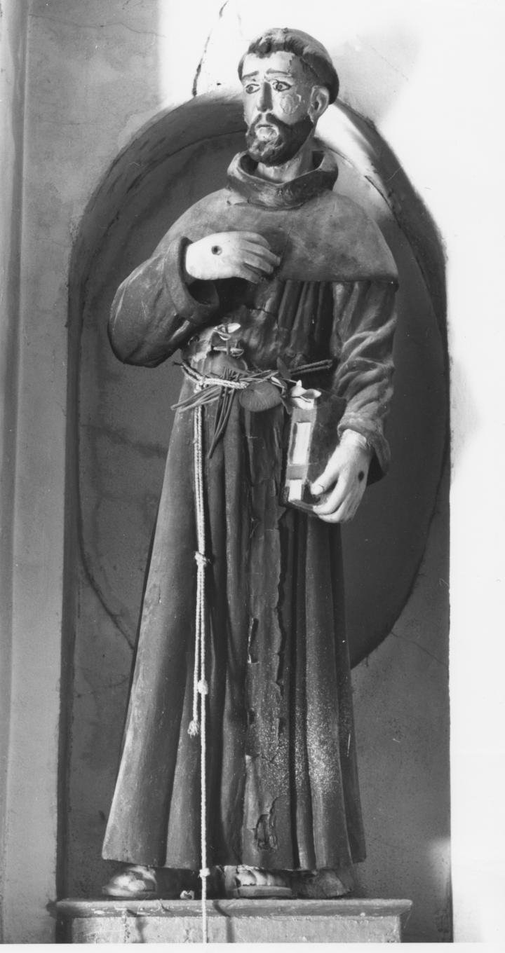 San Francesco d'Assisi (statua) - bottega Italia meridionale (fine/inizio secc. XVII/ XVIII)