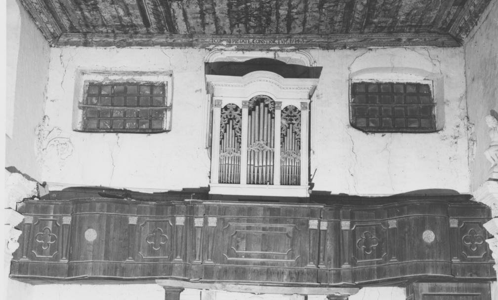 tribuna d'organo - bottega lucana (sec. XVIII)