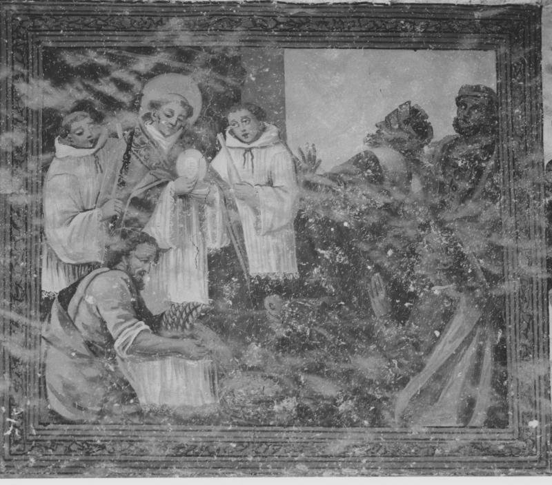 episodi della vita di Cristo, San Francesco, Sant'Antonio, Santa Chiara, San Rocco, San Sebastiano (dipinto, ciclo) di Pietro di Gianpietro di Brienza (sec. XVIII)
