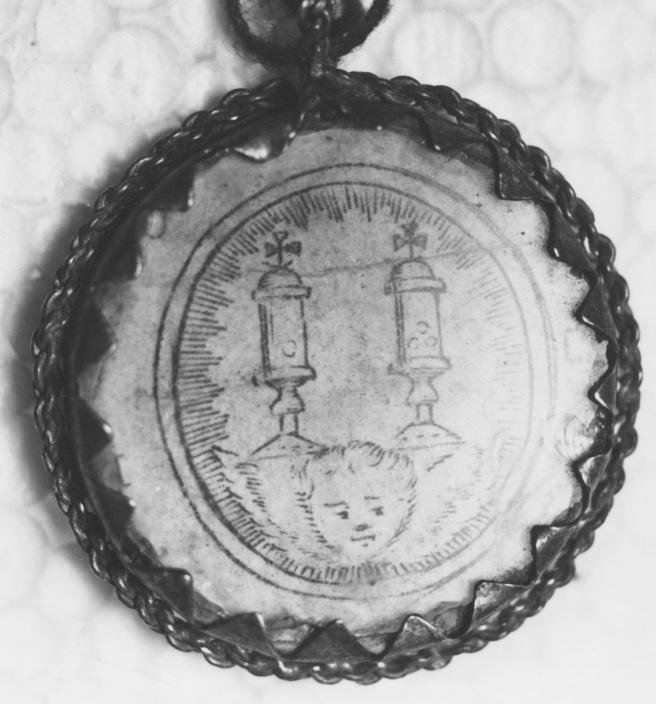 medaglia devozionale - bottega napoletana (fine sec. XVIII)