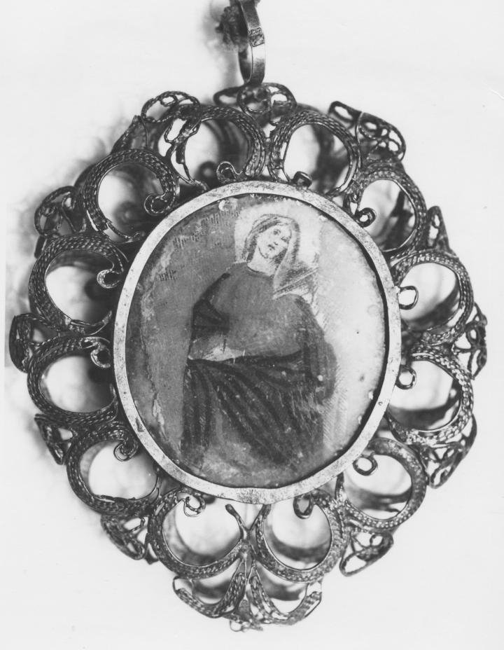 medaglia devozionale - bottega napoletana (sec. XIX)