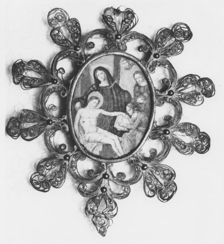 medaglione - bottega napoletana (prima metà sec. XVIII)