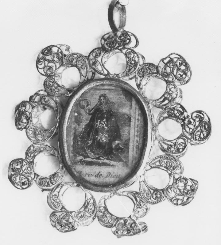 medaglione - bottega francese (prima metà sec. XVIII)