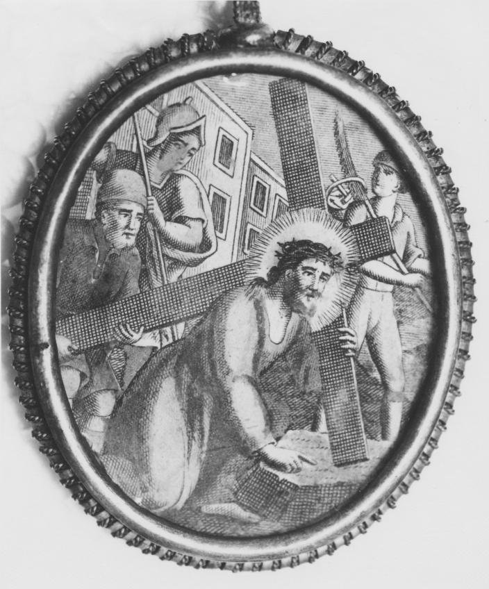 medaglia devozionale - bottega napoletana (fine sec. XVIII)