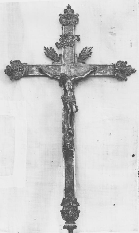 croce processionale - bottega napoletana (sec. XVIII)