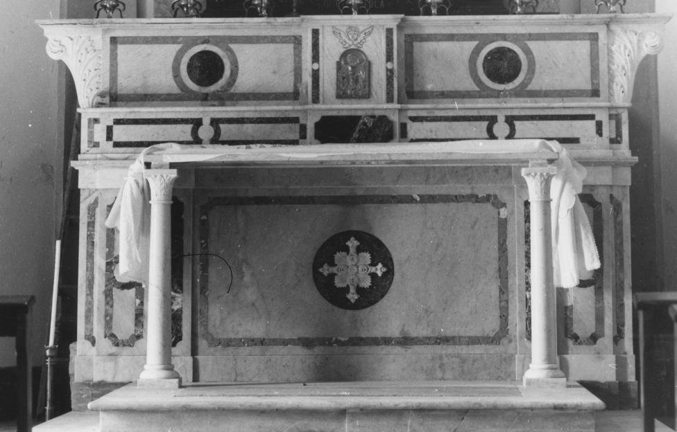 altare maggiore - bottega Italia meridionale (seconda metà sec. XIX)