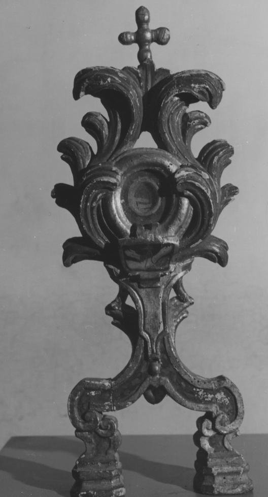 reliquiario - a ostensorio - bottega napoletana (prima metà sec. XVIII)