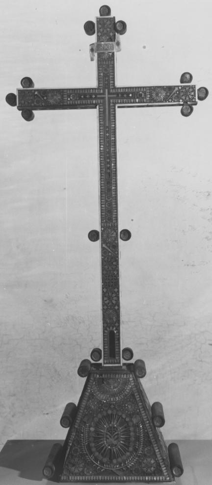 croce d'altare - bottega Italia meridionale (prima metà sec. XIX)