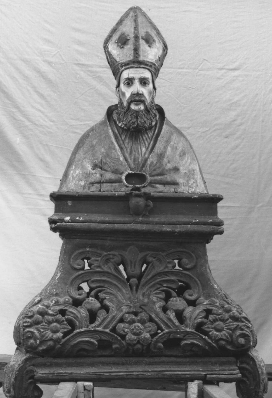 reliquiario - a busto - bottega lucana (fine sec. XVII)