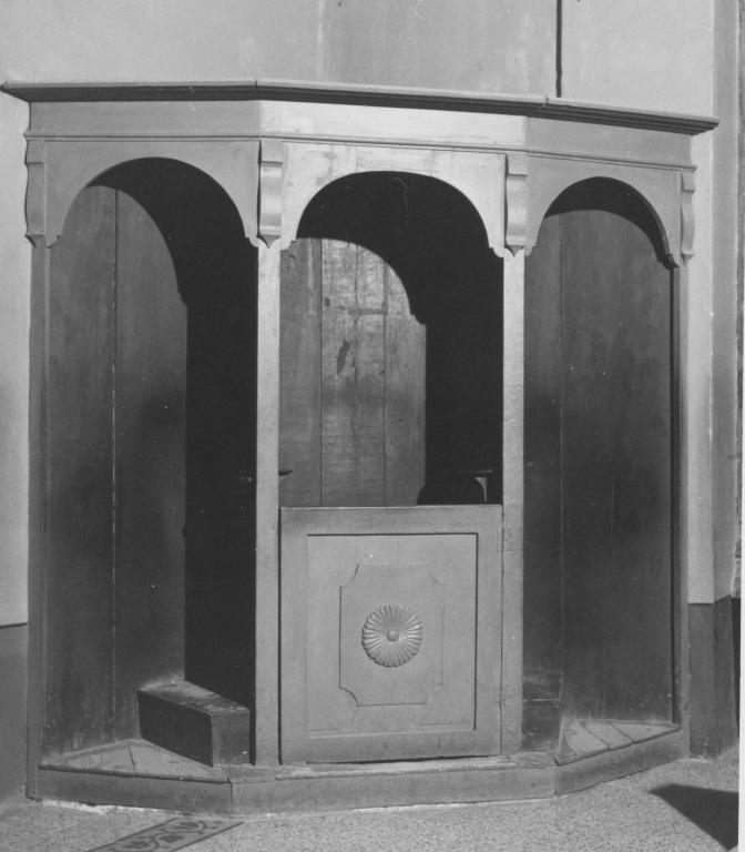 confessionale - bottega Italia meridionale (fine sec. XIX)