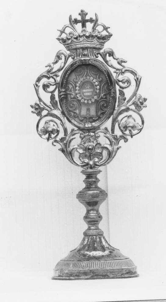 Santa Teresa (reliquiario - a ostensorio) - bottega napoletana (fine sec. XIX)