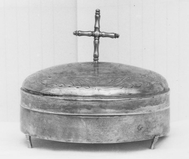 scatola per ostie - bottega napoletana (seconda metà sec. XVIII)