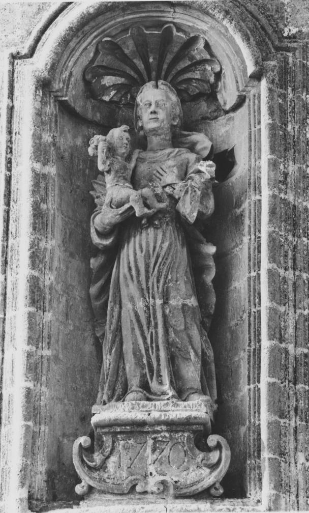 Madonna con Bambino (statua) - bottega Italia meridionale (sec. XVIII)