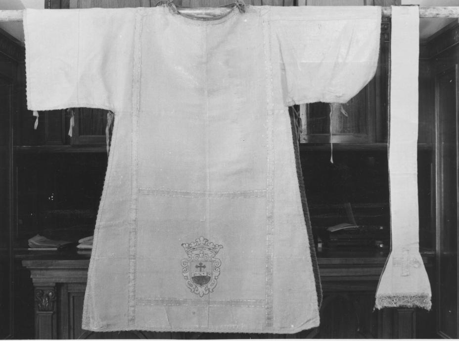 tunicella, elemento d'insieme - manifattura napoletana (fine sec. XVIII)