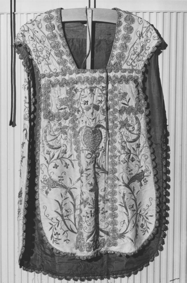 pianeta, elemento d'insieme - manifattura napoletana (seconda metà sec. XVIII)