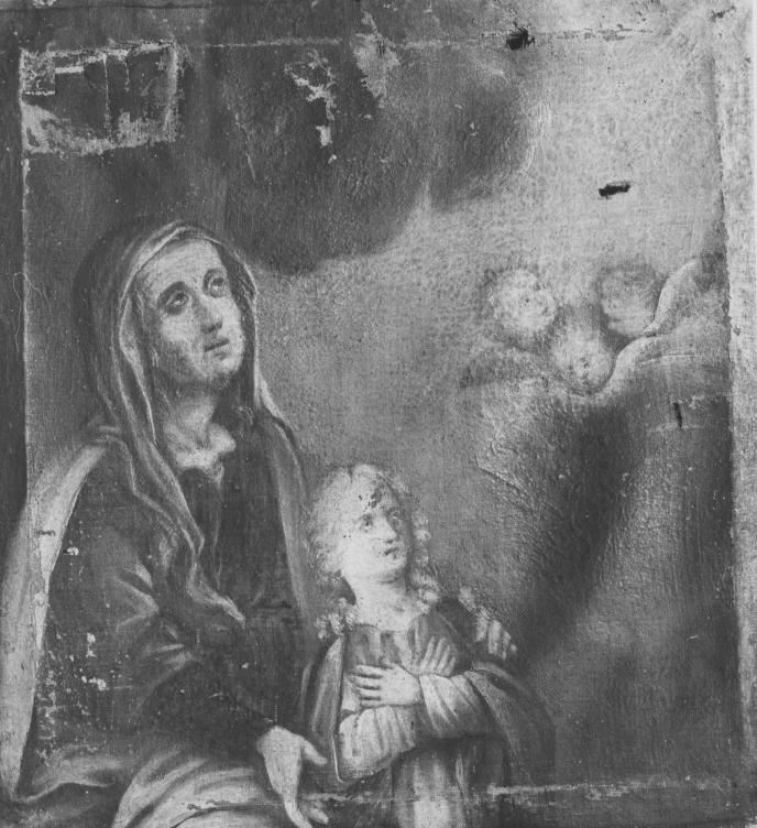 Maria Vergine bambina e Sant'Anna (dipinto) - ambito lucano (fine/inizio secc. XVII/ XVIII)