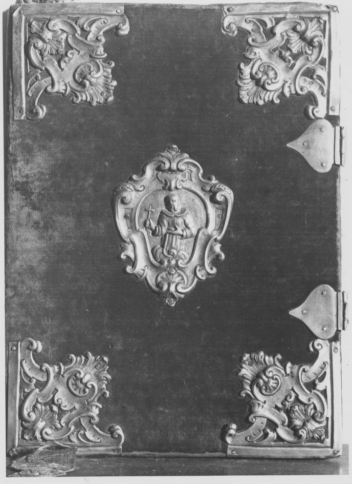 coperta di libro liturgico - bottega napoletana (sec. XVIII)