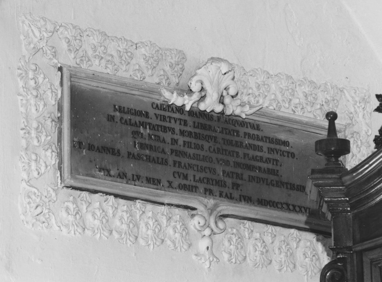 lapide tombale - bottega Italia meridionale (prima metà sec. XIX)