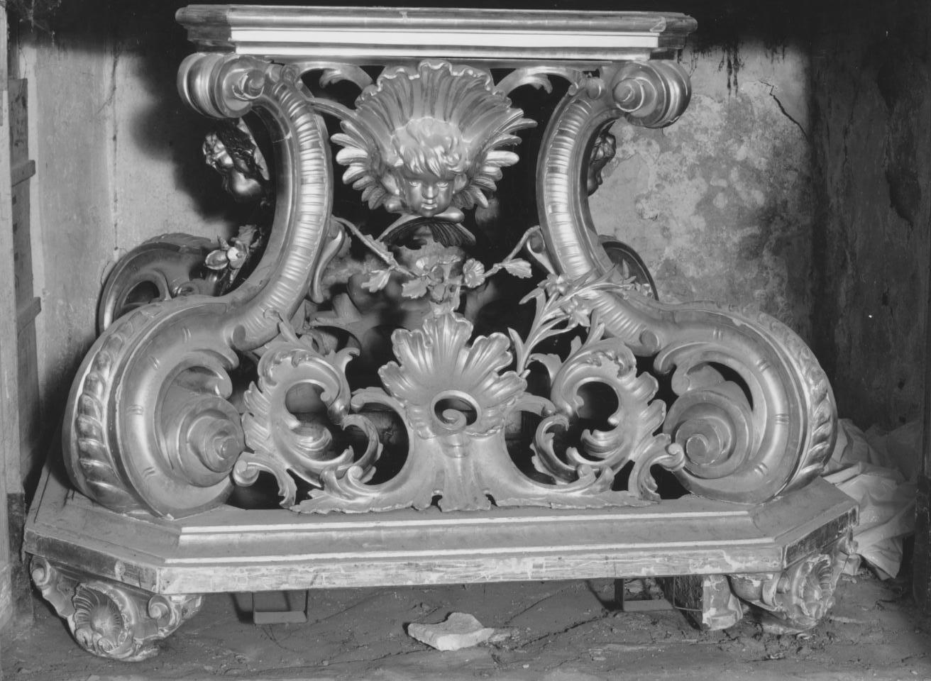 base processionale - bottega napoletana (seconda metà sec. XIX)