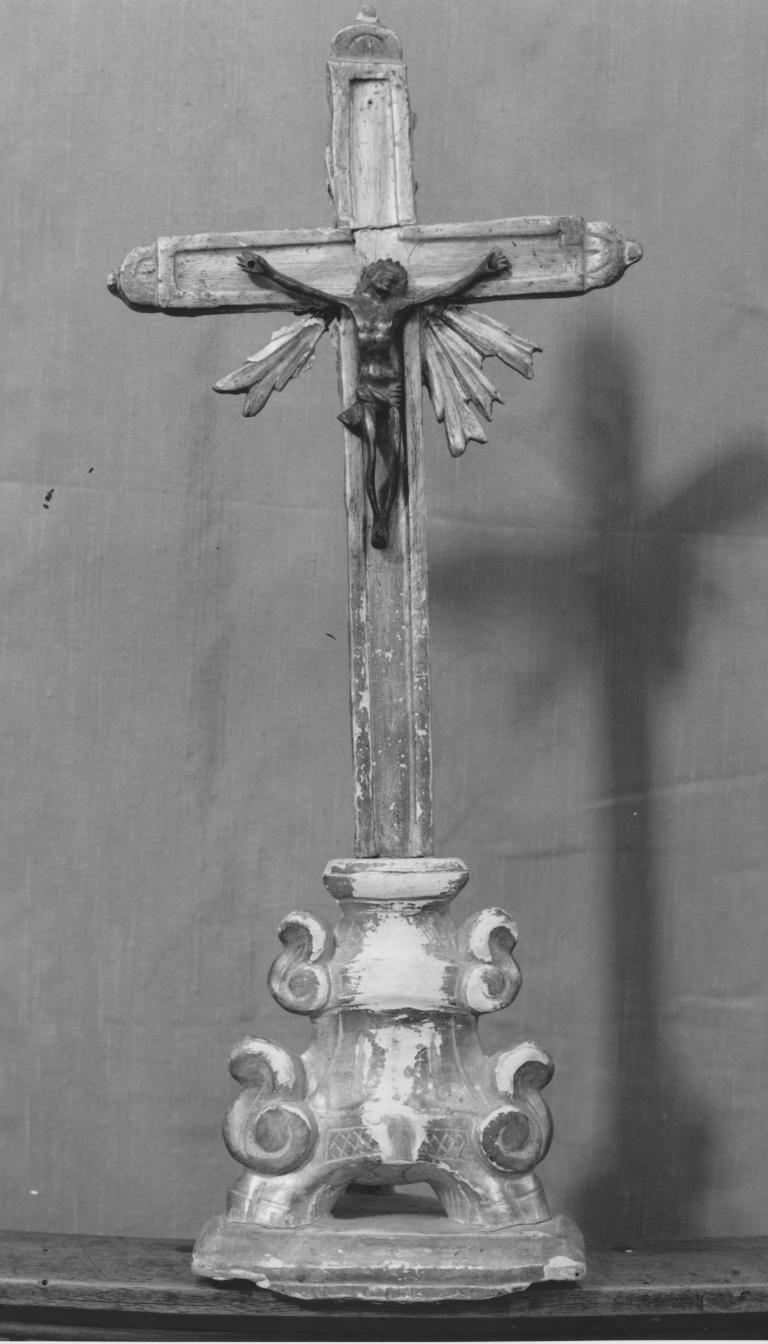croce d'altare - bottega Italia meridionale (sec. XIX)