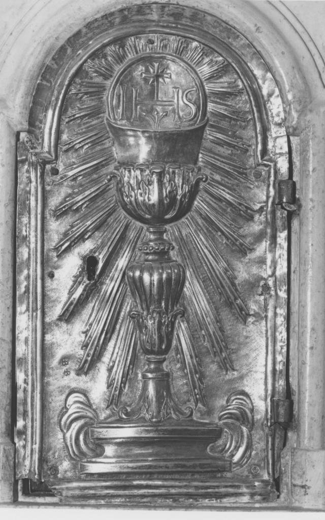 sportello di tabernacolo - bottega napoletana (metà sec. XVIII)