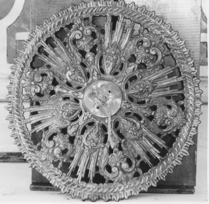 aureola di statua - bottega napoletana (seconda metà sec. XIX)