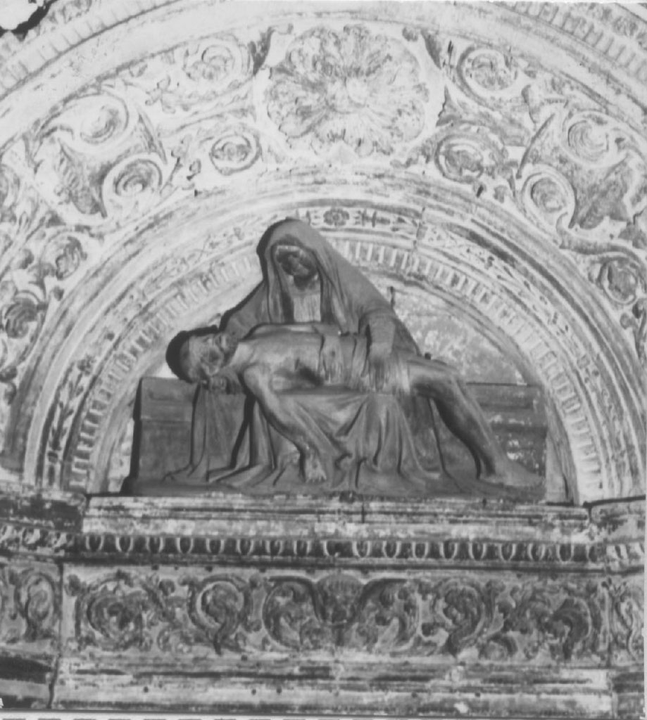 Pietà (gruppo scultoreo) di Persio Giulio (metà sec. XVI)