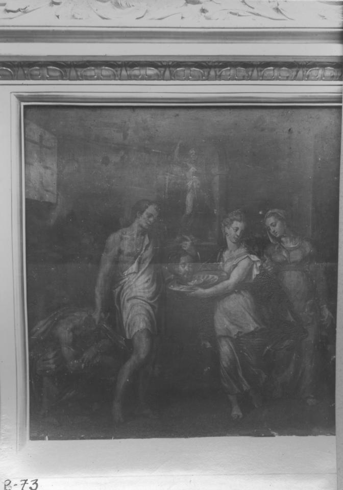 Salome con la testa di San Giovanni Battista sul piatto (dipinto) di Santafede Fabrizio (sec. XVI)