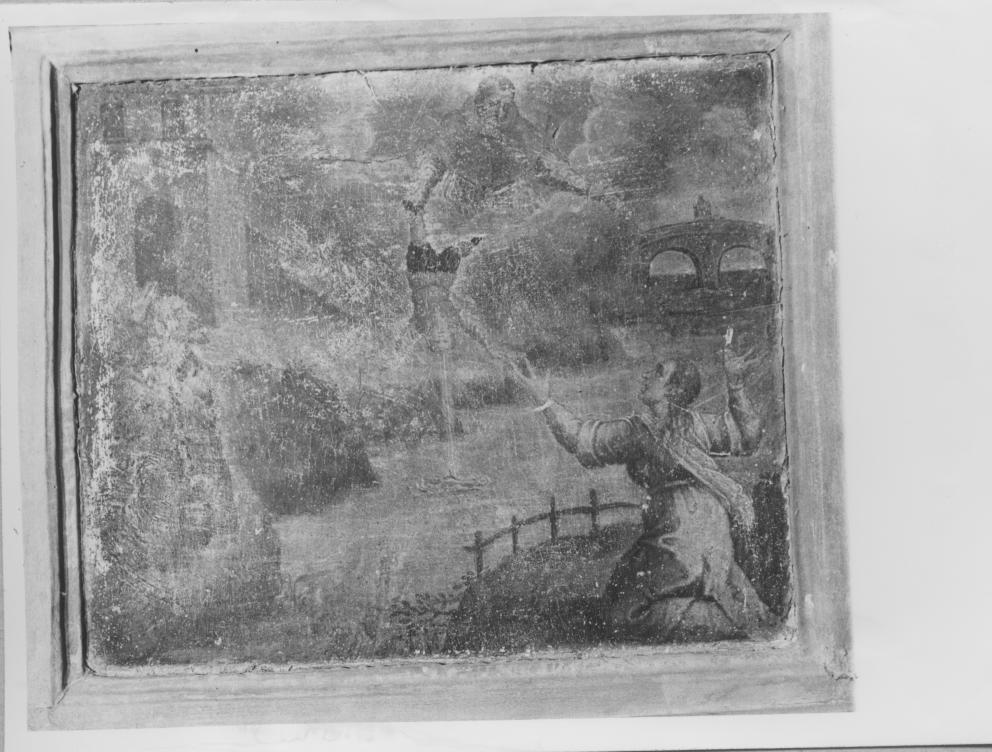 San Carlo Borromeo salva un fanciullo dall'allagamento (dipinto) di Oppido Giovanni Donato (sec. XVII)