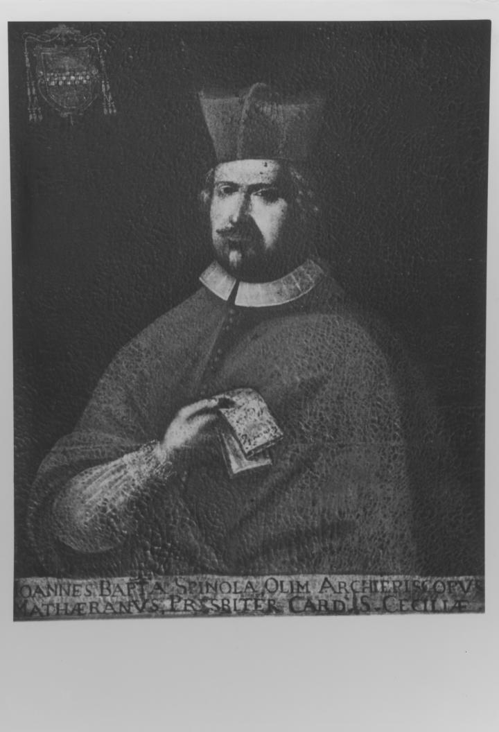 Ritratto di Giovan Battista Spinola, arcivescovo di Matera e Acerenza (dipinto) - ambito Italia meridionale (secc. XVII/ XVIII)