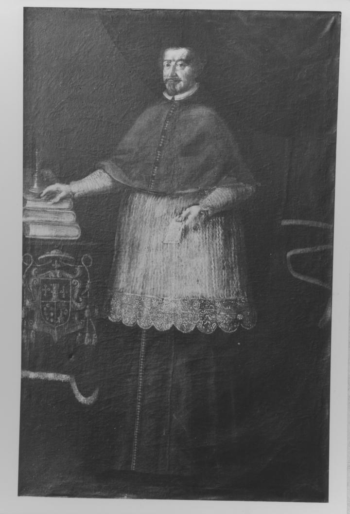 Ritratto di Antonio Del Ryos Colminarez, arcivescovo di Matera e Acerenza (dipinto) - ambito Italia meridionale (secc. XVII/ XVIII)