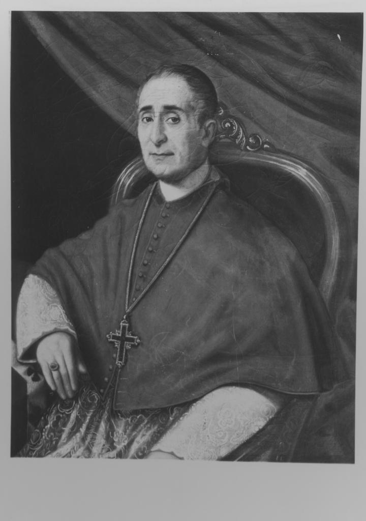 Ritratto di Gaetano Rossini, arcivescovo di Matera e Acerenza (dipinto) di D'Andona Francesco Saverio (sec. XIX)