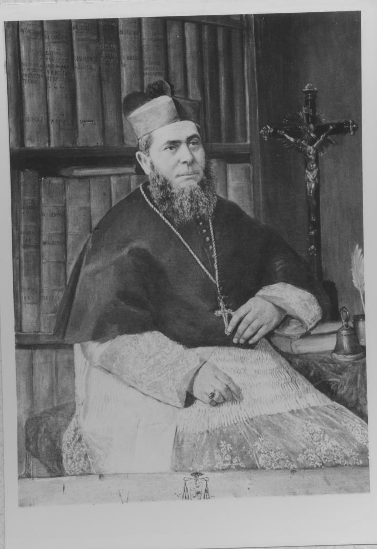 Ritratto di Gesualdo Loschirico, arcivescovo di Matera e Acerenza (dipinto) - ambito materano (sec. XIX)