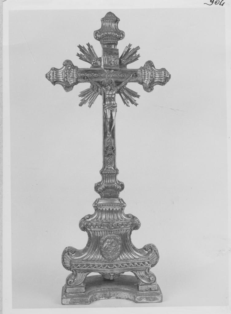 croce d'altare - manifattura napoletana (secc. XVIII/ XIX)