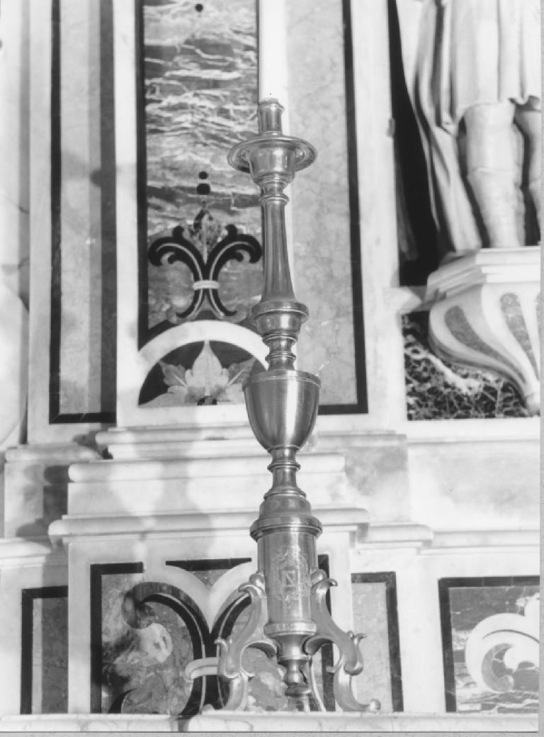 candeliere, serie - manifattura napoletana (sec. XVIII)