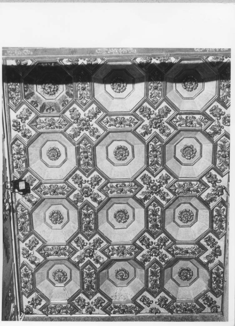 soffitto a cassettoni - ambito materano (sec. XVIII)