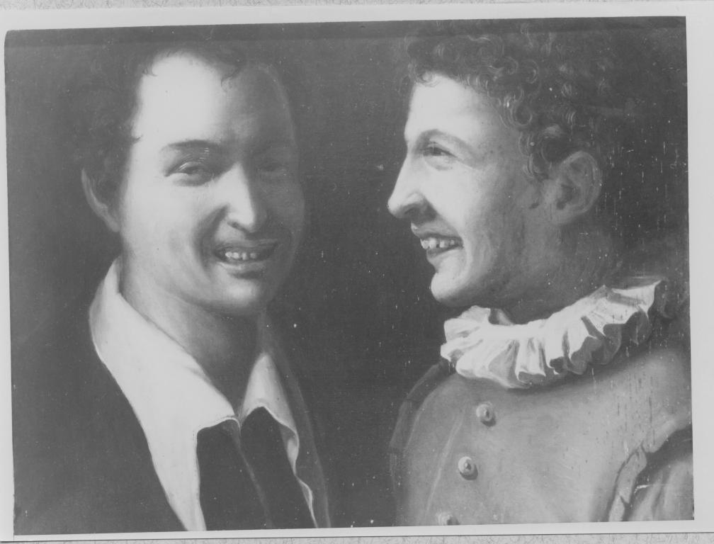 Giovani che ridono (dipinto) - ambito italiano (sec. XVII)