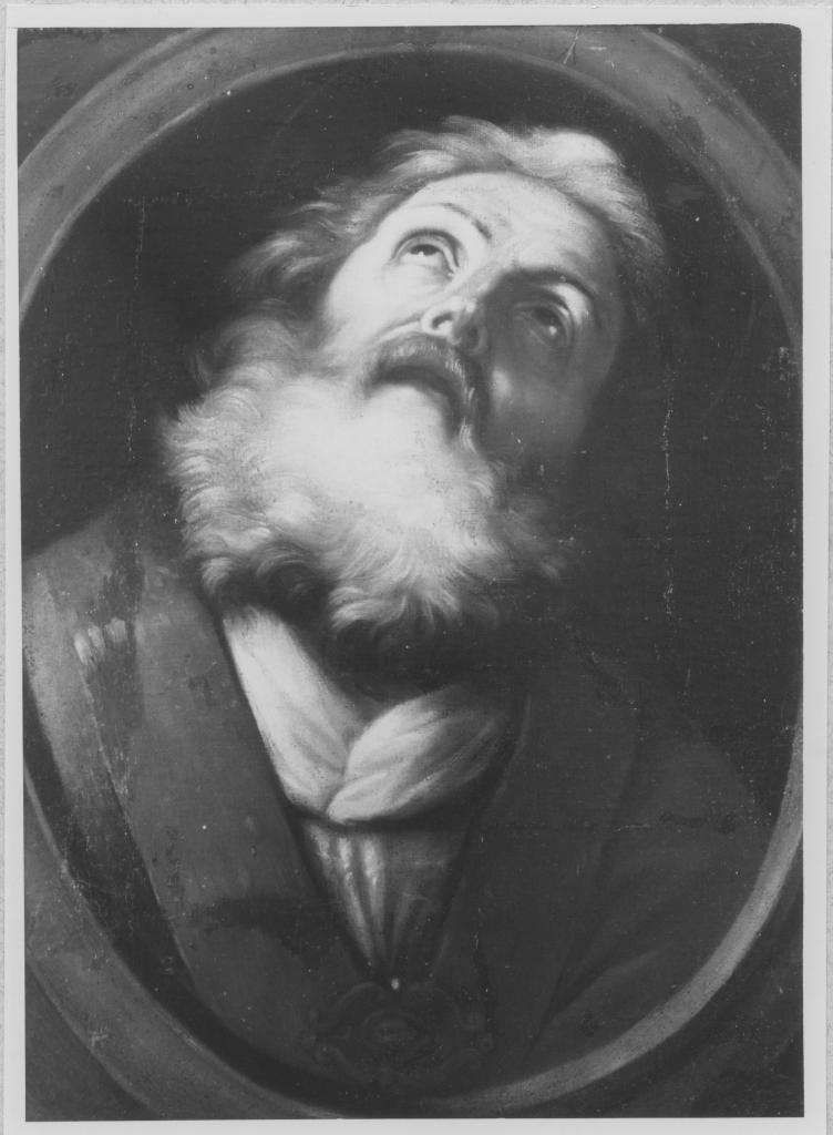 Testa di santo (dipinto) - ambito Italia meridionale (sec. XVII)