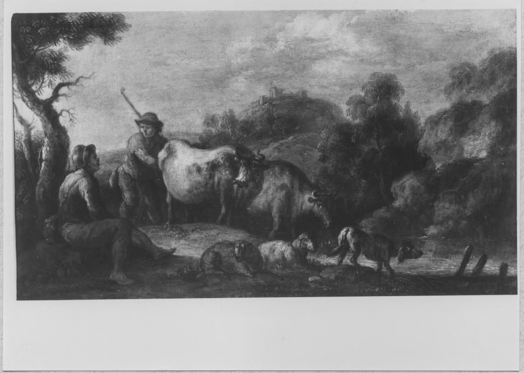 Scena campestre (dipinto) di Viso Nicola (attribuito) (prima metà sec. XVIII)