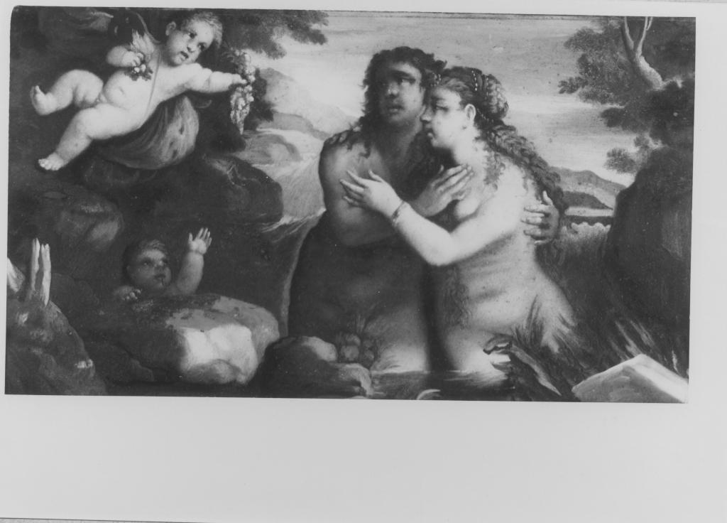 Venere e Adone (dipinto) di Giordano Luca (scuola) (fine/inizio secc. XVII/ XVIII)