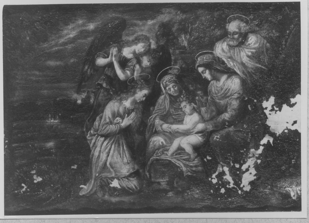 matrimonio mistico di Santa Caterina da Siena (dipinto) - ambito emiliano (seconda metà sec. XVI)