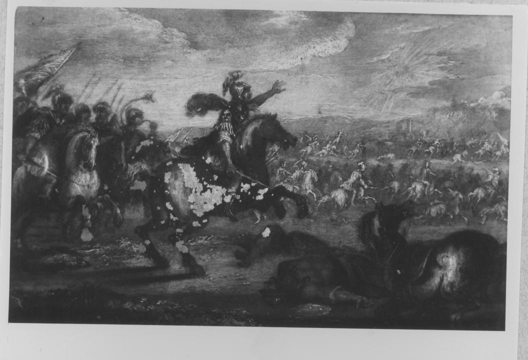 Battaglia (dipinto) di Courtois Jaques detto Borgognone (cerchia) (terzo quarto sec. XVII)