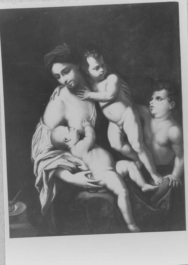 Allegoria della Carità (dipinto) di Vaccaro Nicola (attribuito) (fine sec. XVII)